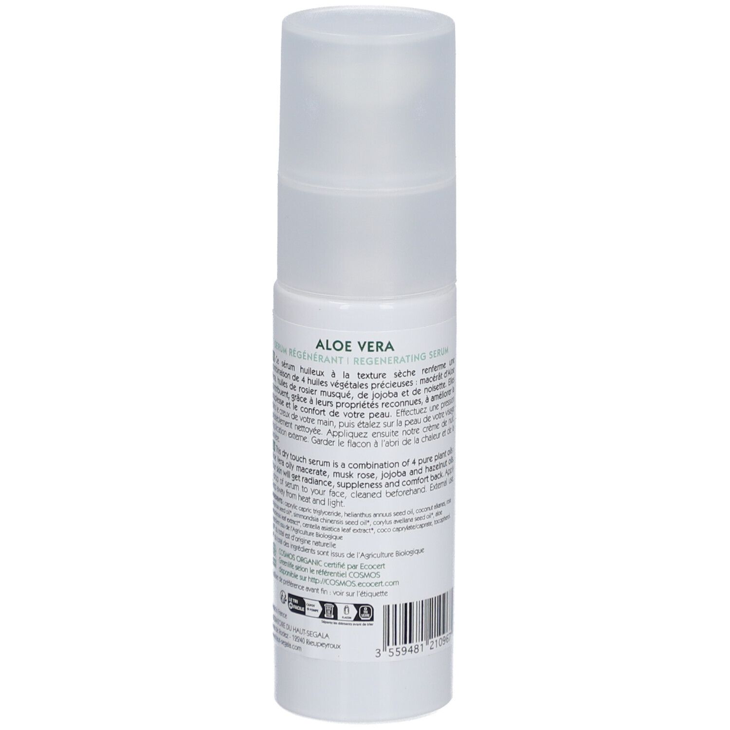 Laboratoire du Haut-Ségala Aloe Vera Regenerierendes Serum Bio