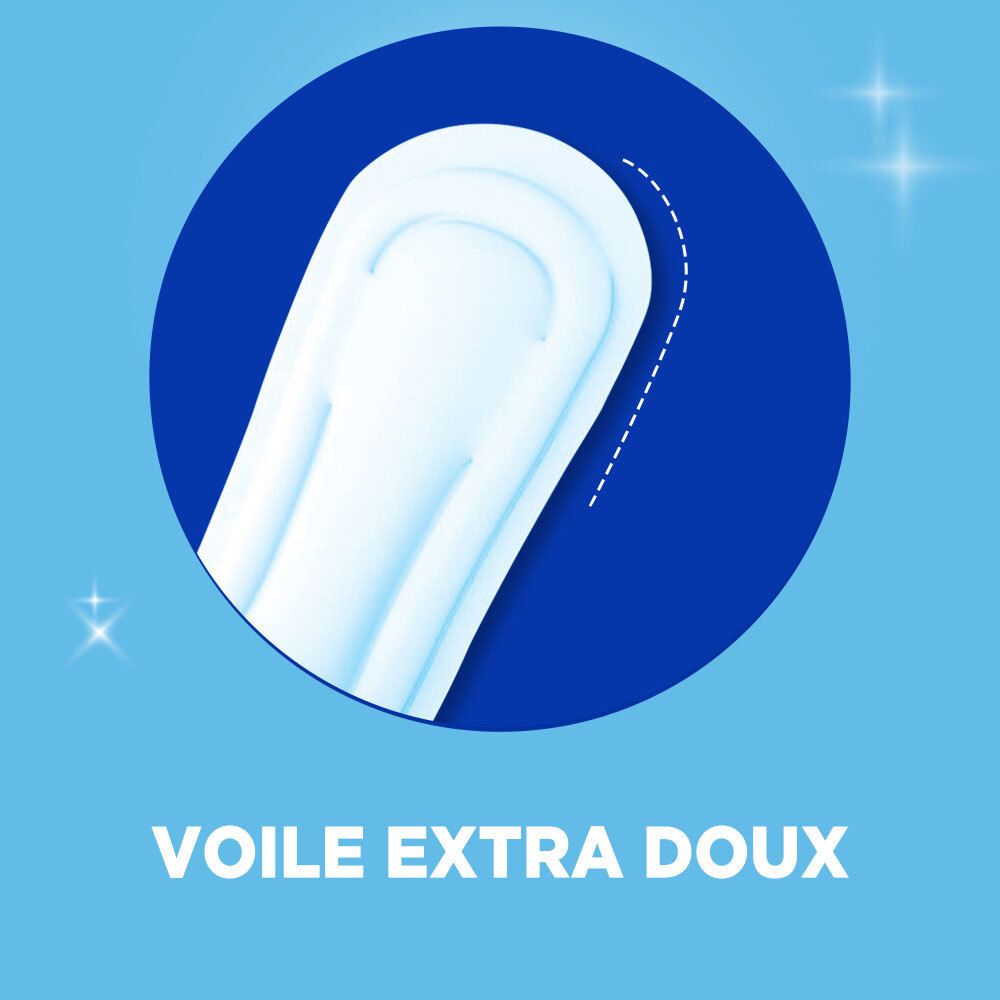Serviette Vania Maxi avec voile extra doux et bord légèrement relevé.