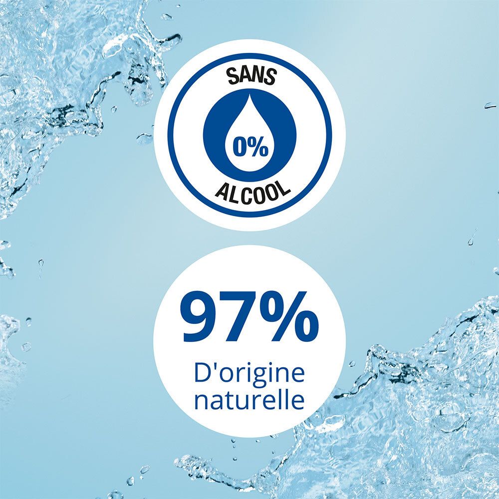 CB12 - Bain de bouche Sensitive - Lutte contre la mauvaise haleine pendant 12 heures pour les dents sensibles - Sans alcool - Arôme menthe légère - Flacon 250 ml