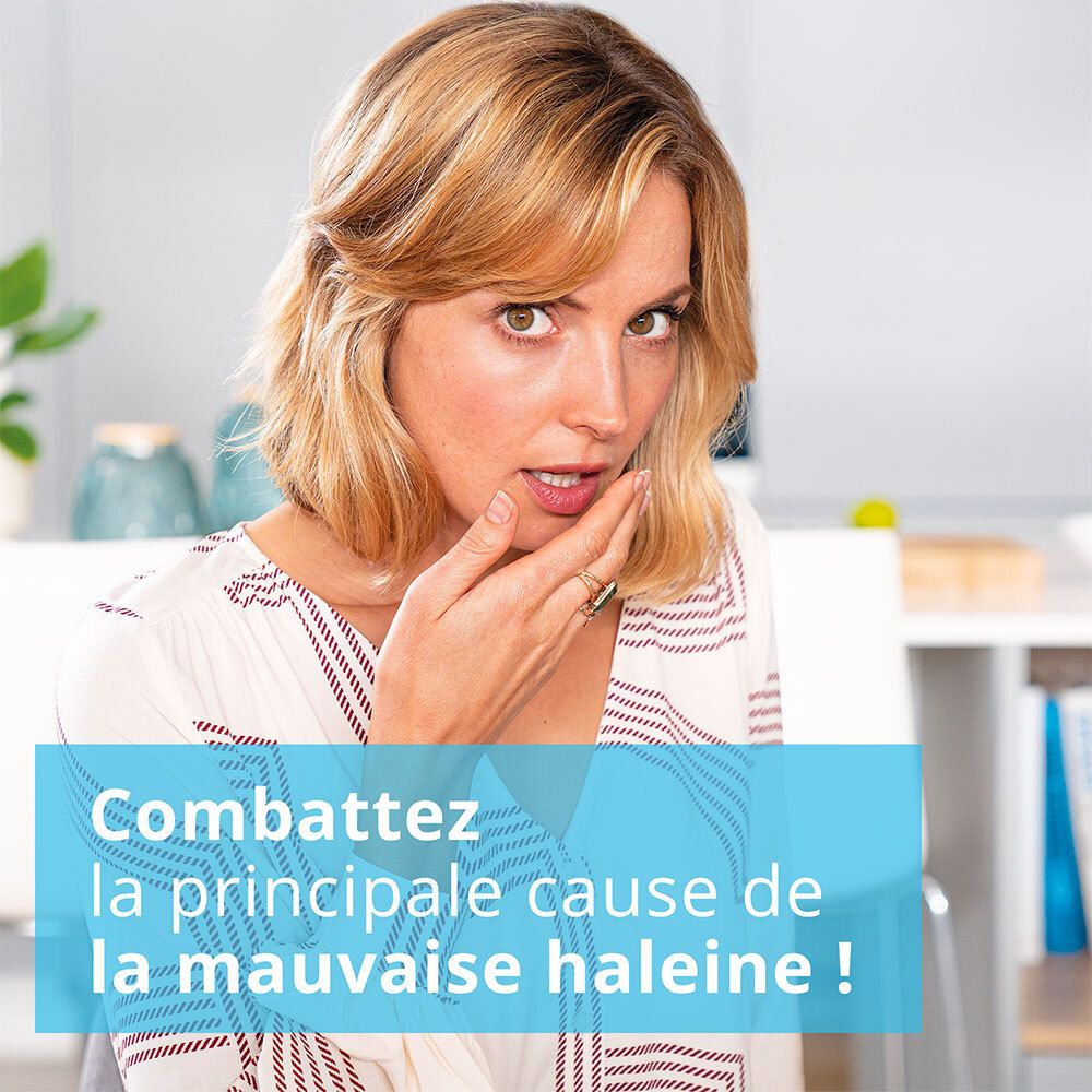 CB12 - Bain de bouche Sensitive - Lutte contre la mauvaise haleine pendant 12 heures pour les dents sensibles - Sans alcool - Arôme menthe légère - Flacon 250 ml