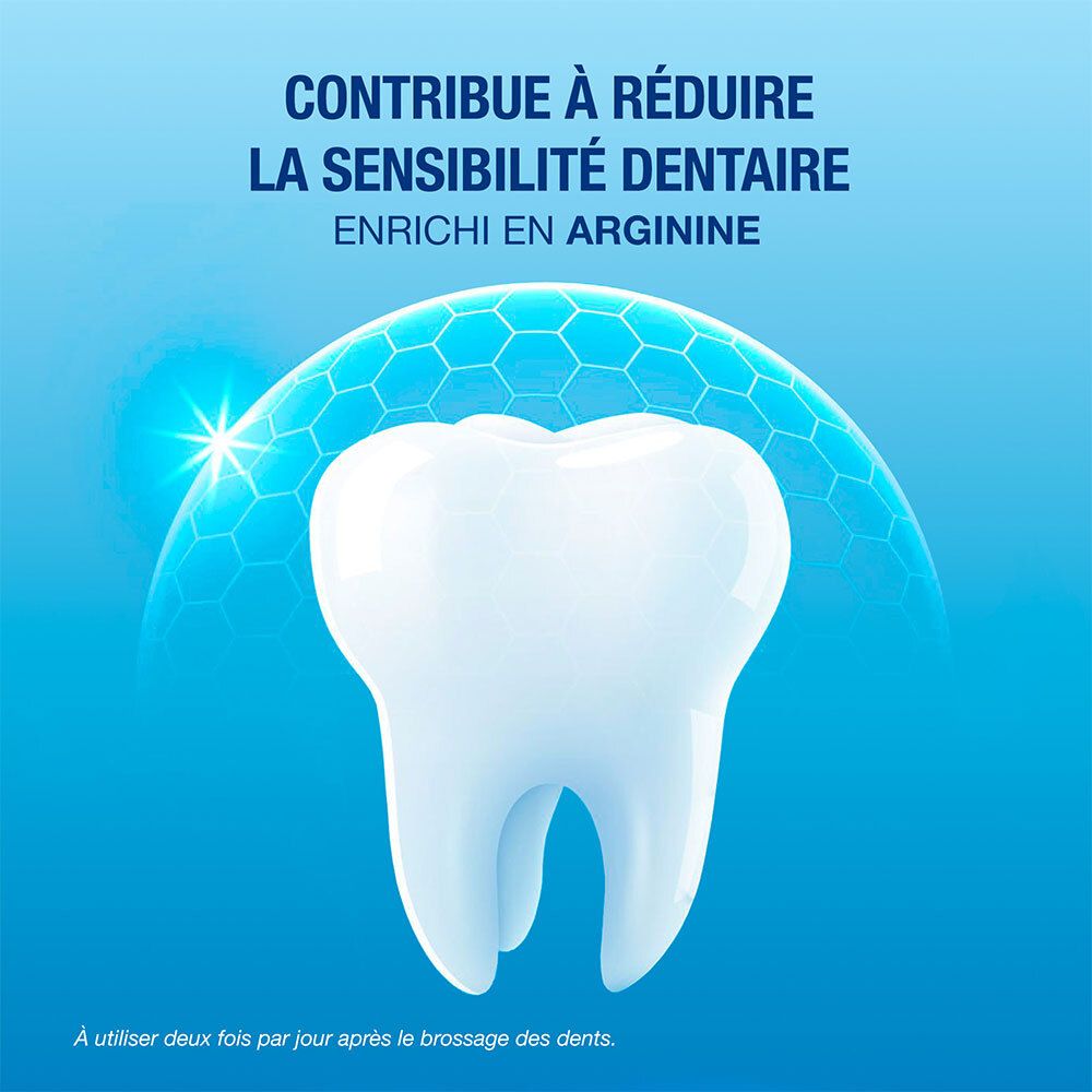 Graphique montrant une dent protégée de la sensibilité par une couche protectrice.