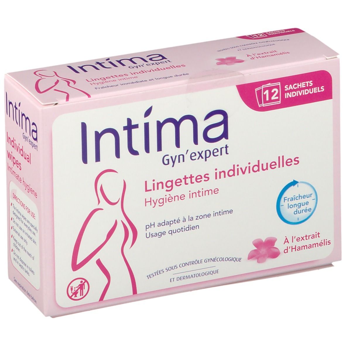 Intima Gyn'Expert Lingettes individuelles Hygiène intime