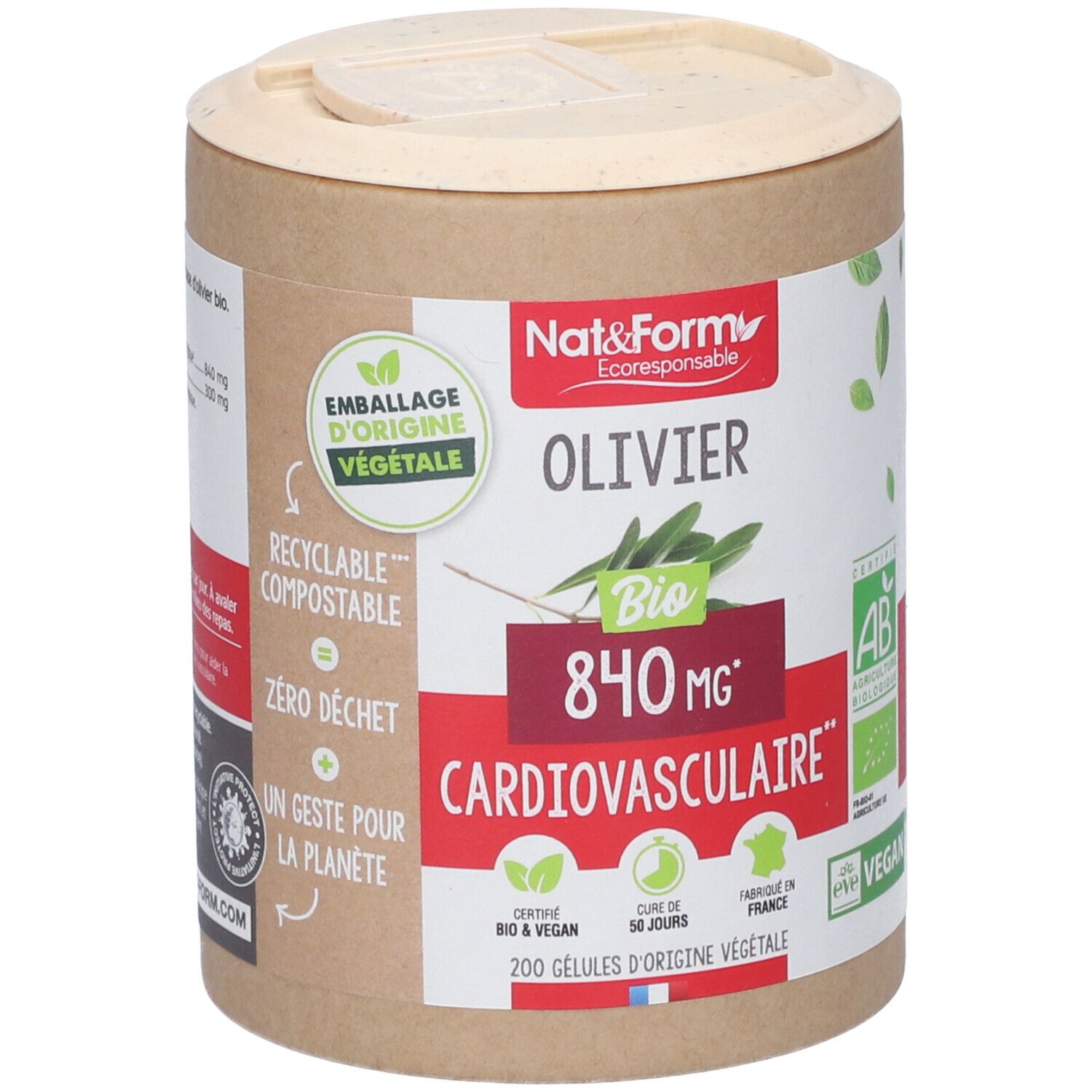 Nat&Form Bio-Olivenbaum in Kapseln