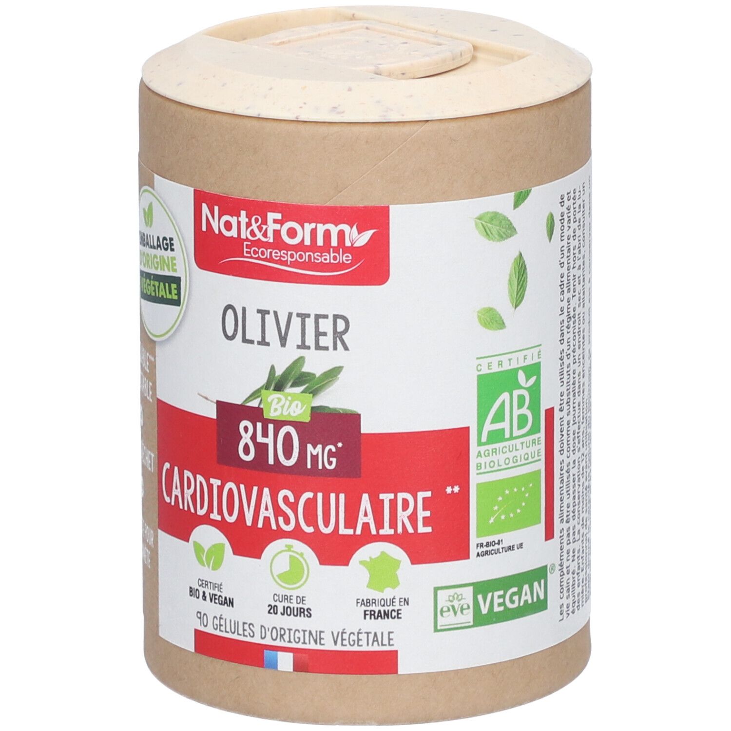 Nat&Form Bio-Olivenbaum in Kapseln