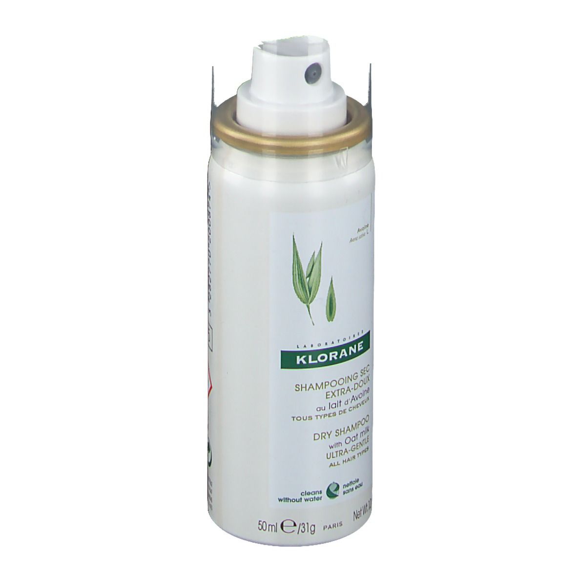 KLORANE Shampooing sec EXTRA-DOUX au lait d’Avoine