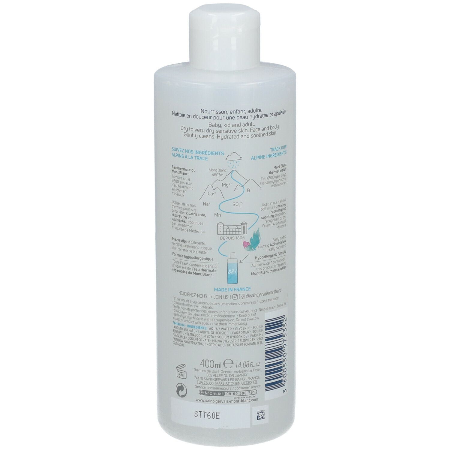 Saint-Gervais MONT BLANC Dermatologisches Duschgel