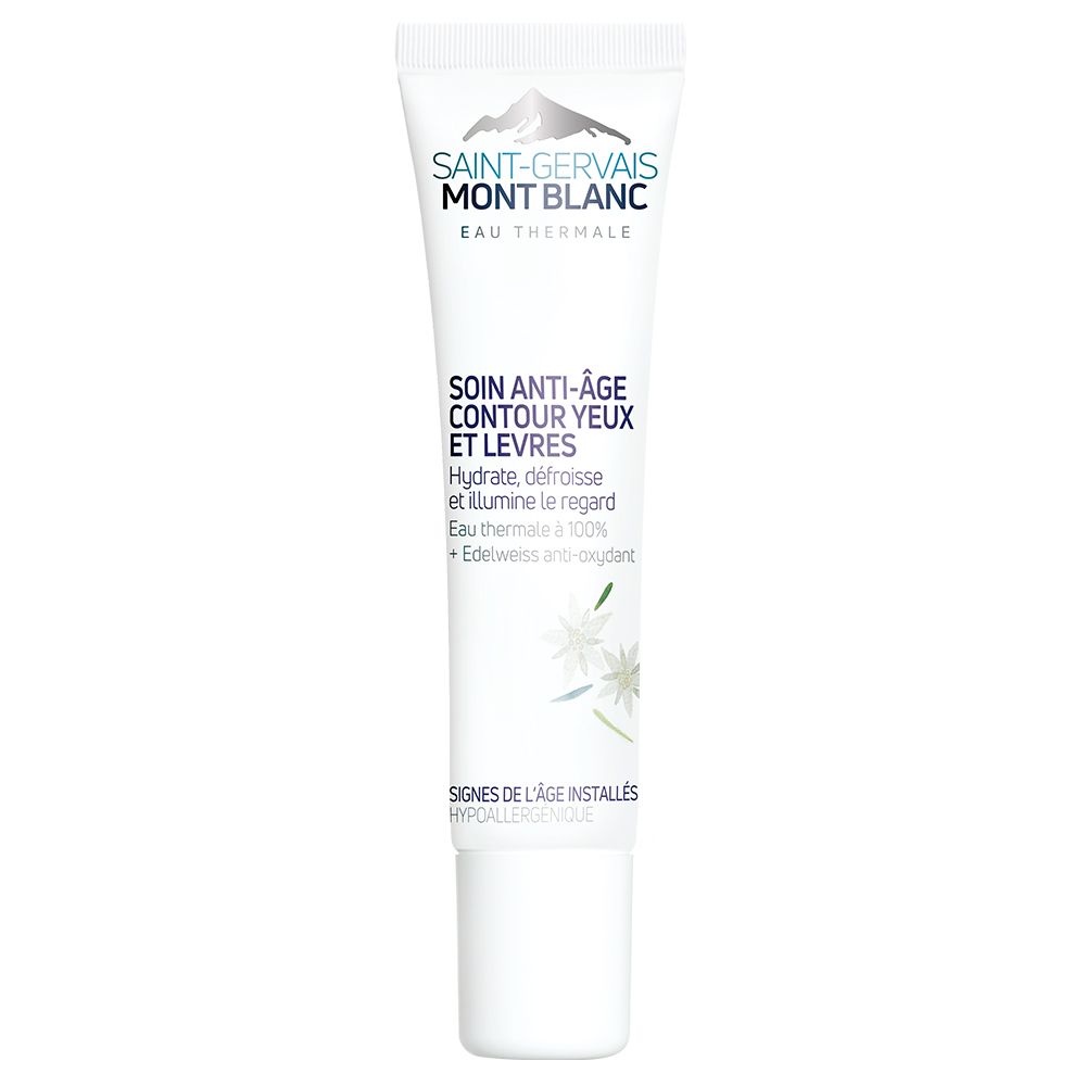 Saint-Gervais MONT BLANC Soin anti-âge contour yeux et lèvres 15 ml