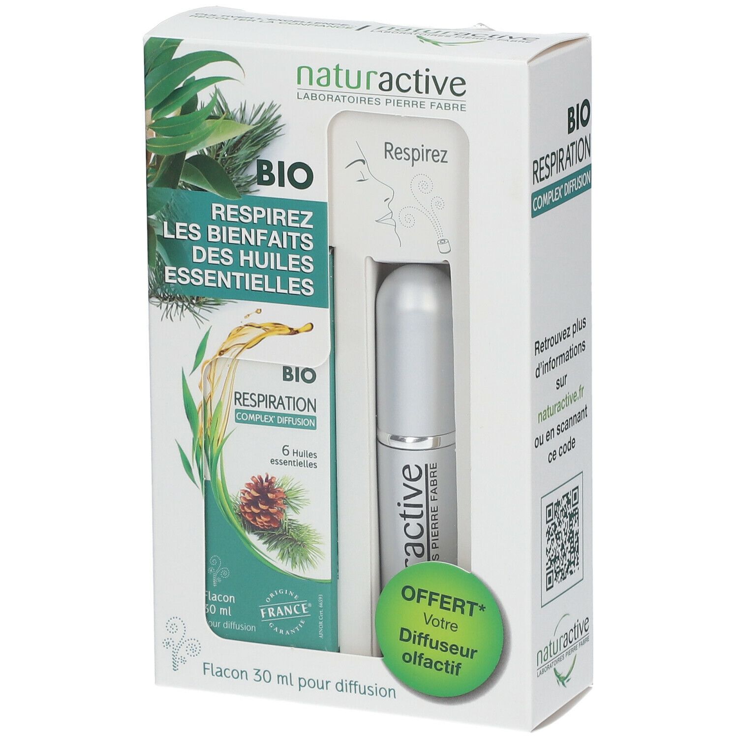 Naturactive Complex' ATMUNG Organische ätherische Öle + Olfaktorischer Diffusor