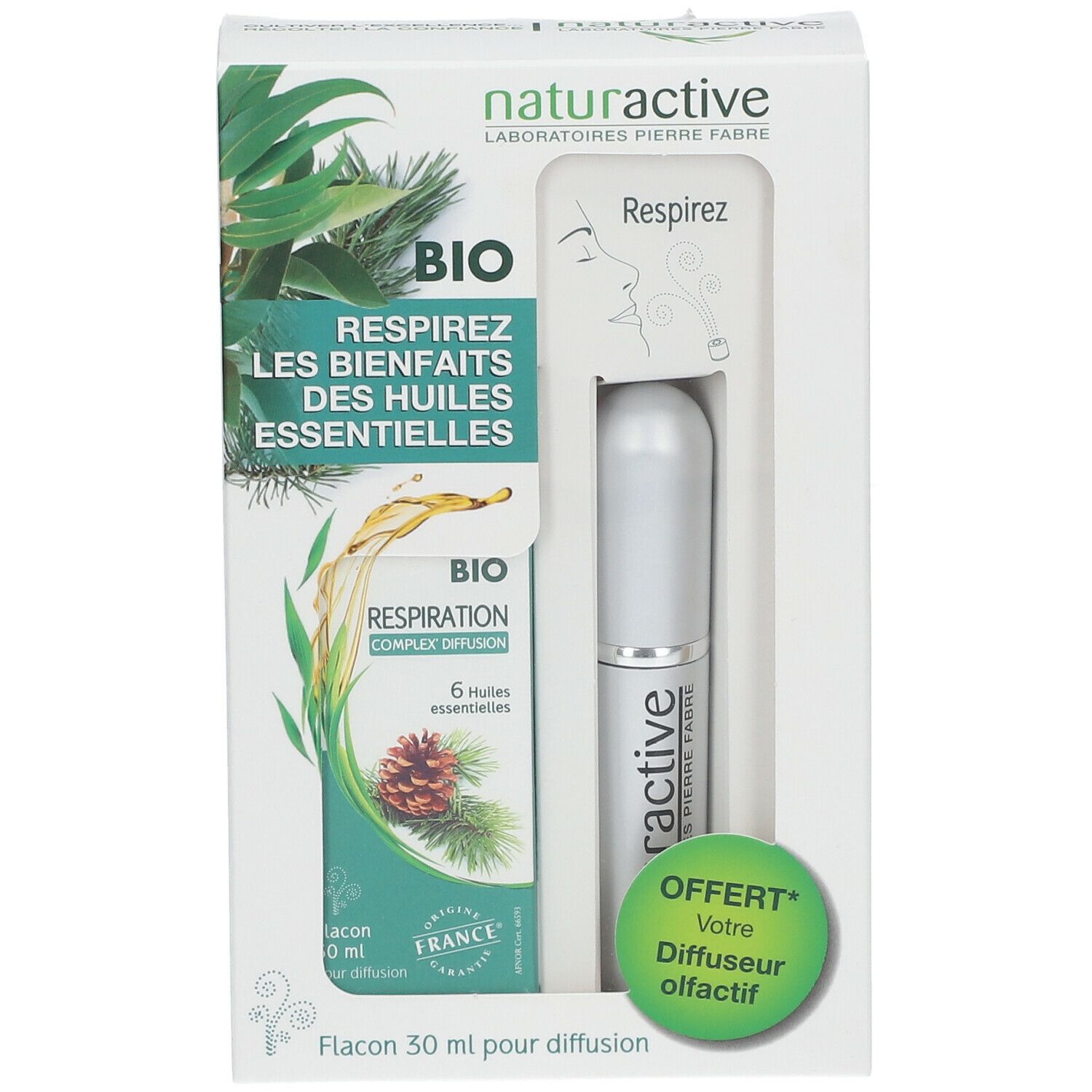 Naturactive Complex' ATMUNG Organische ätherische Öle + Olfaktorischer Diffusor