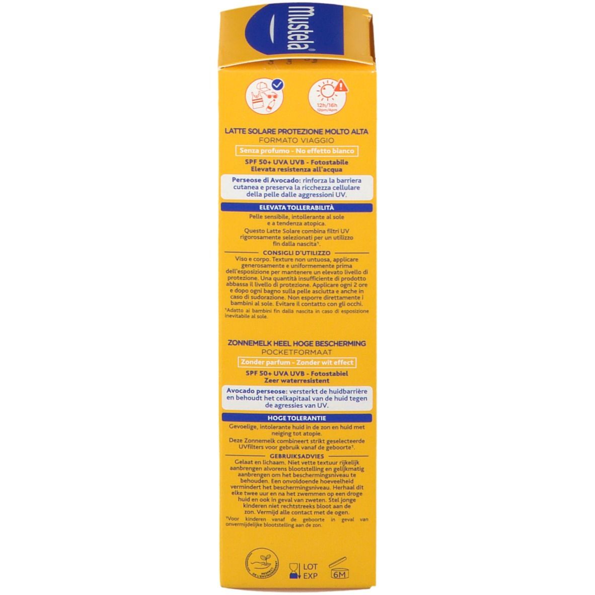 mustela® Sonnenmilch mit sehr hohem Lichtschutzfaktor LSF 50+