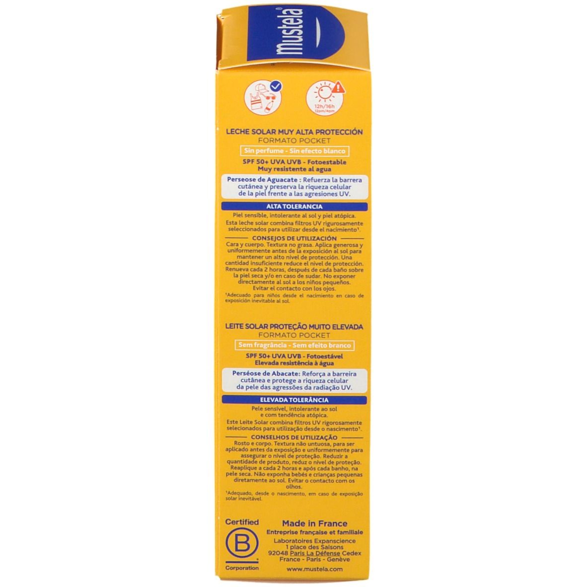 mustela® Sonnenmilch mit sehr hohem Lichtschutzfaktor LSF 50+