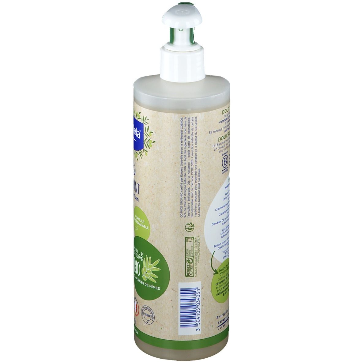 mustela® Gel lavant certifié BIO Corps & cheveux