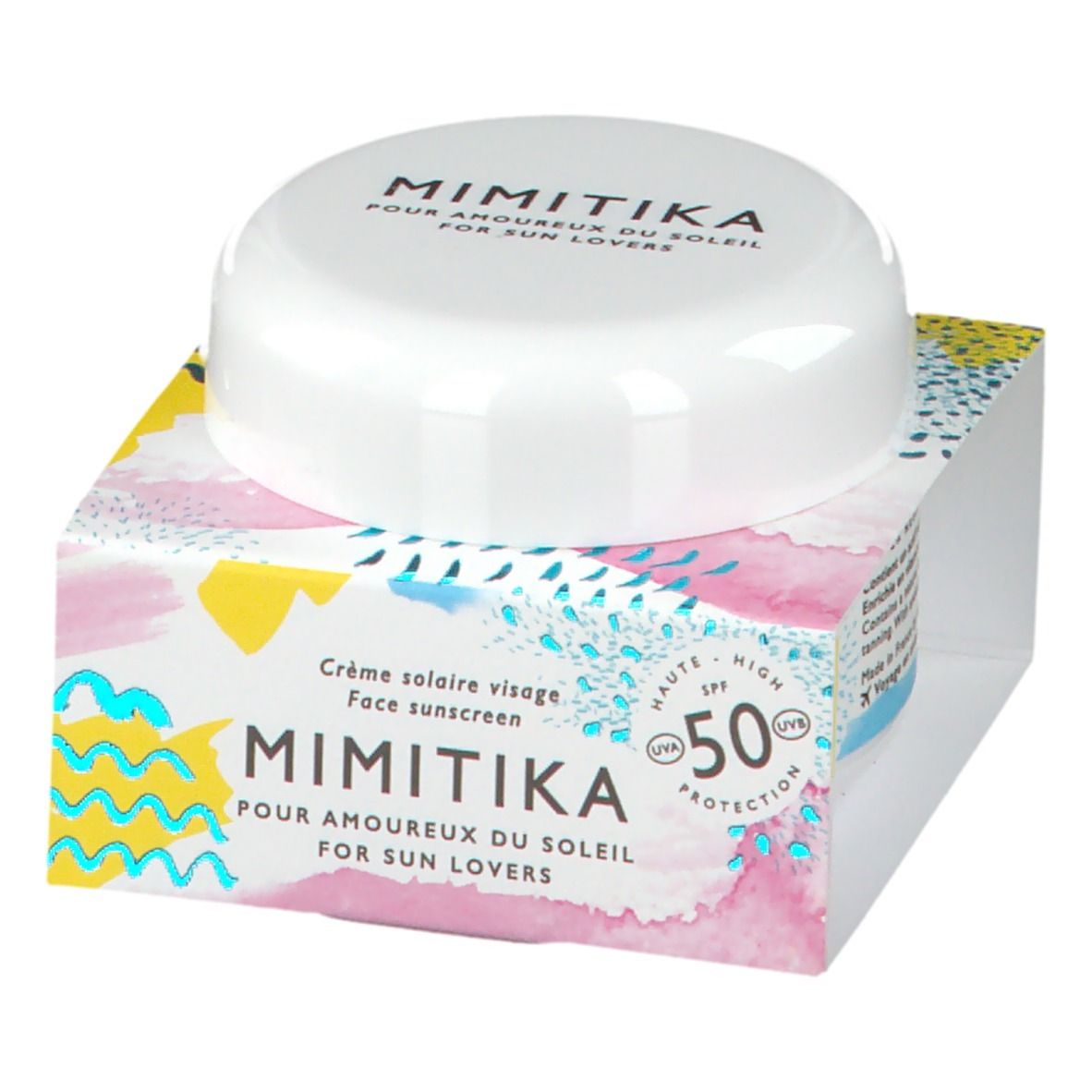MIMITIKA Crème solaire visage SPF50