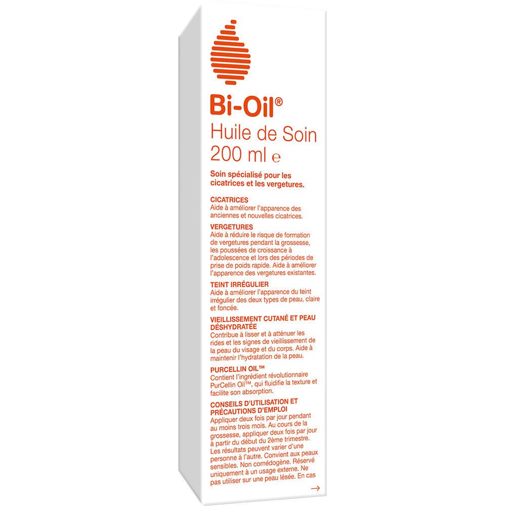 Bi-Oil Huile de Soin Hydratante Cicatrices & Vergetures 200 ml