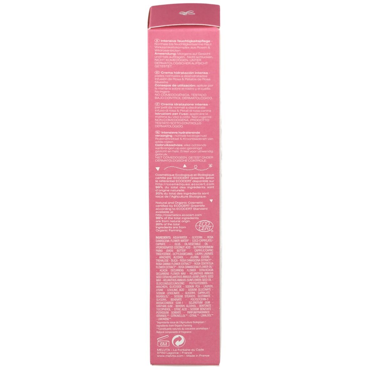 Melvita Nectar de Roses Intensive Hydratation Tagespflege