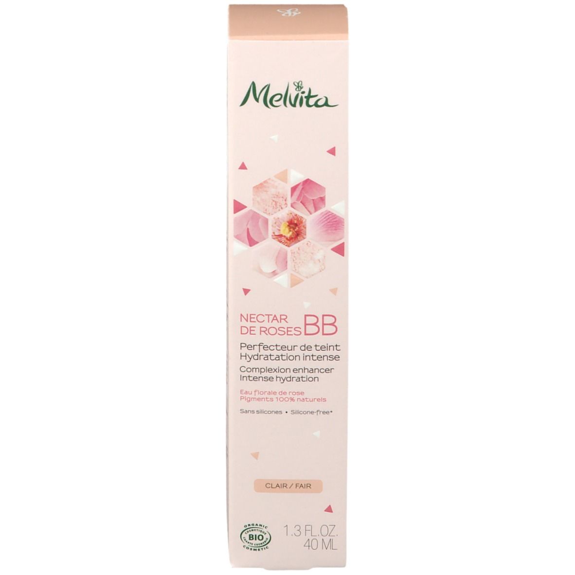 Melvita BB Crème Certifiée Bio Nectar de Roses Claire