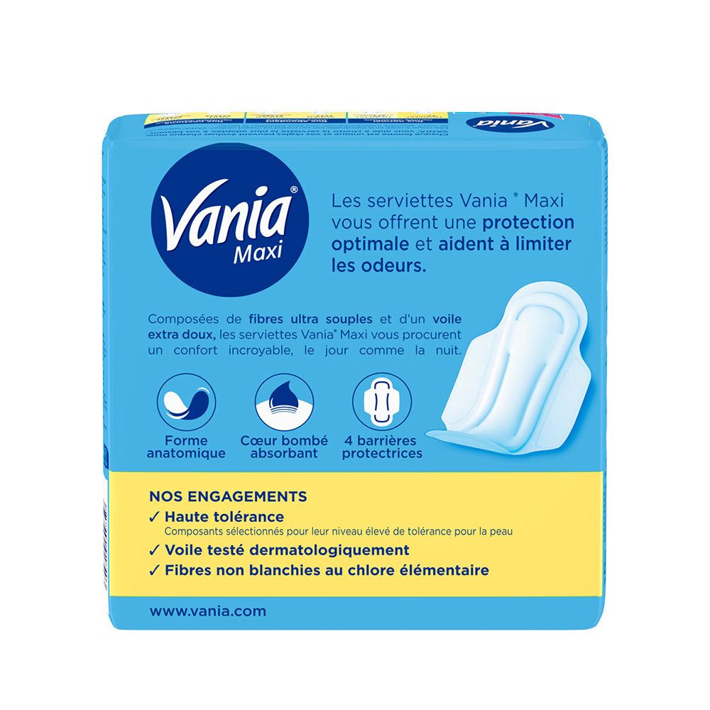 Vania Maxi Confort Serviettes Normal +