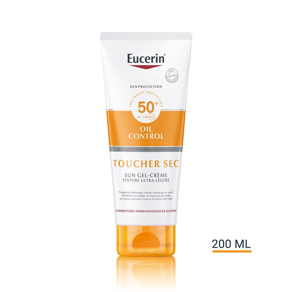 Eucerin SUN OIL CONTROL Gel-Crème Toucher Sec SPF50+ 200 ml