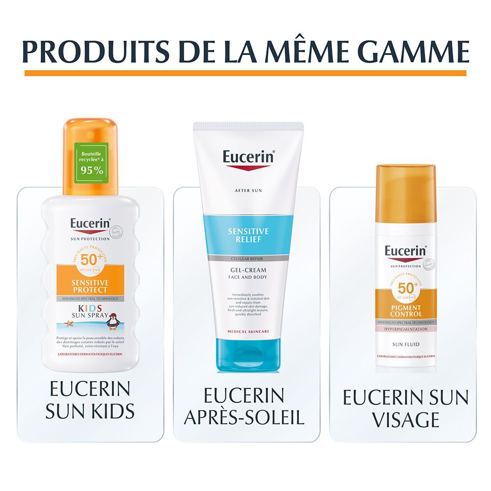 Eucerin SUN OIL CONTROL Gel-Crème Toucher Sec SPF50+ 200 ml