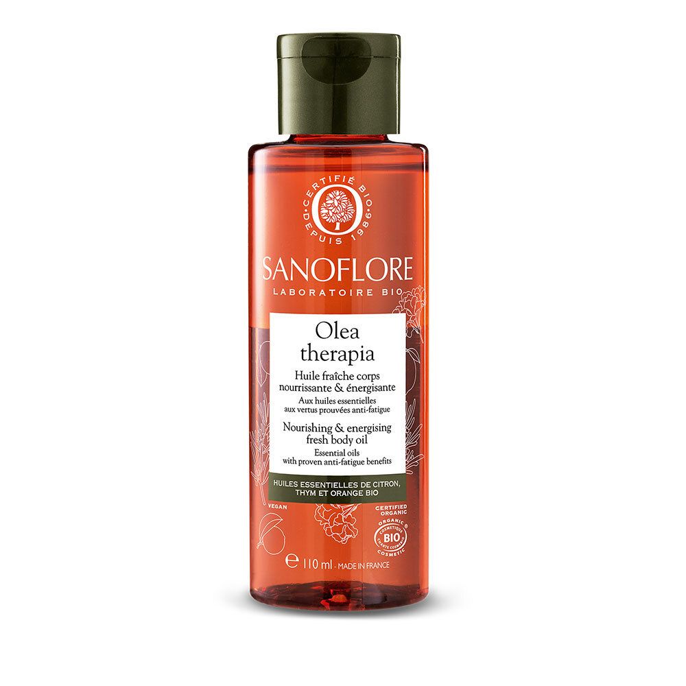 SANOFLORE Olea therapia huile fraîche nourrissante & énergisante certifiée bio 110ml