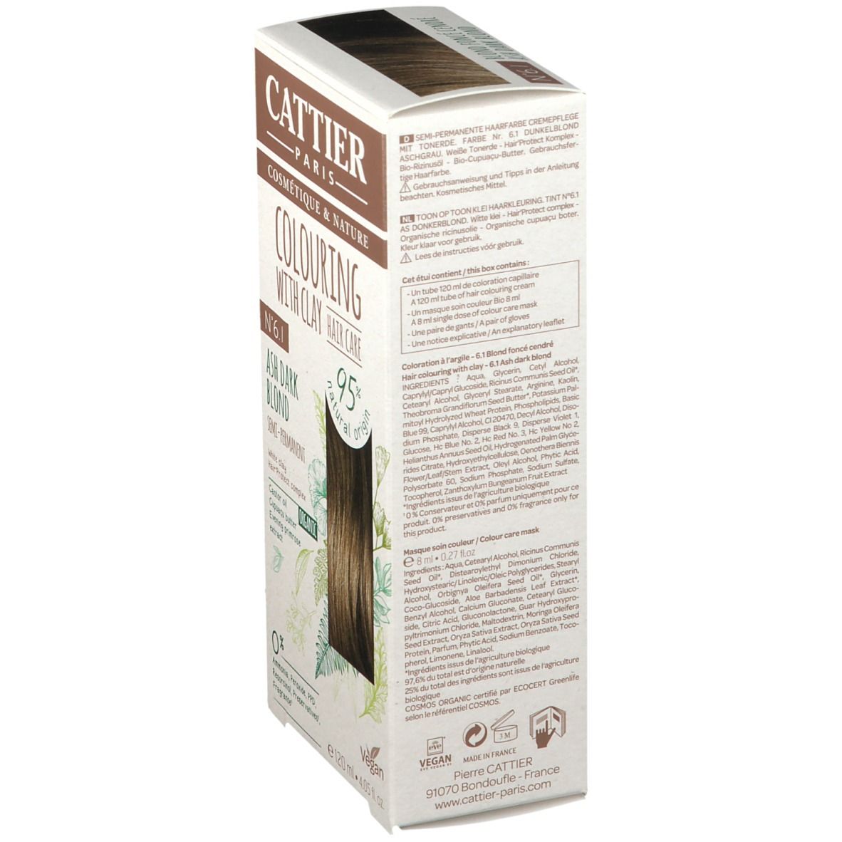 CATTIER Haarfarbe Nr. 6.1 Dunkles Aschblond