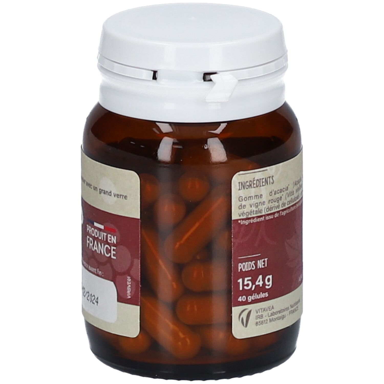 Nutrisanté Nutri'SENTIELS BIO Vigne rouge Circulation & Jambes légères