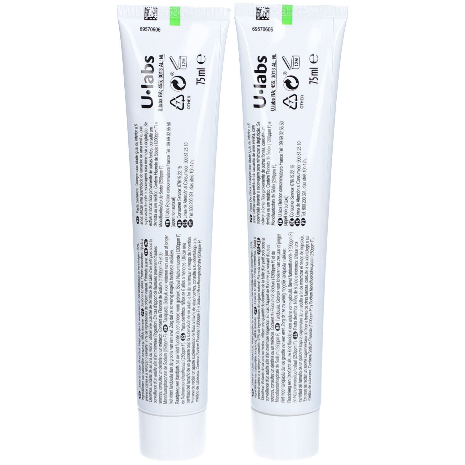 FLUOCARIL Junior - Gel dentifrice bi-fluoré, fruits rouges - 6-12 ans