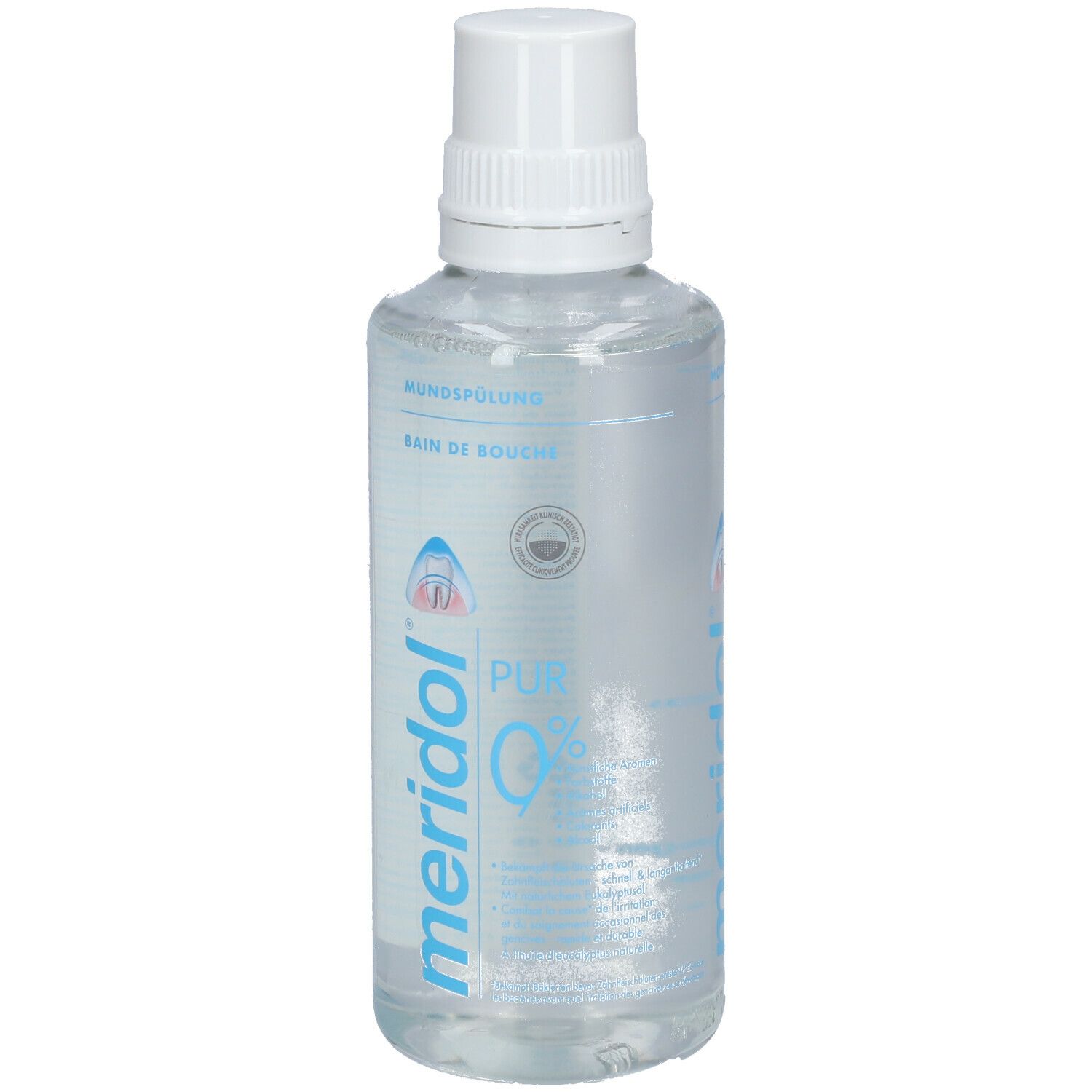 MERIDOL PUR BAIN DE BOUCHE - Bain de bouche fluoré, à l'huile d'eucalyptus naturelle.  - f