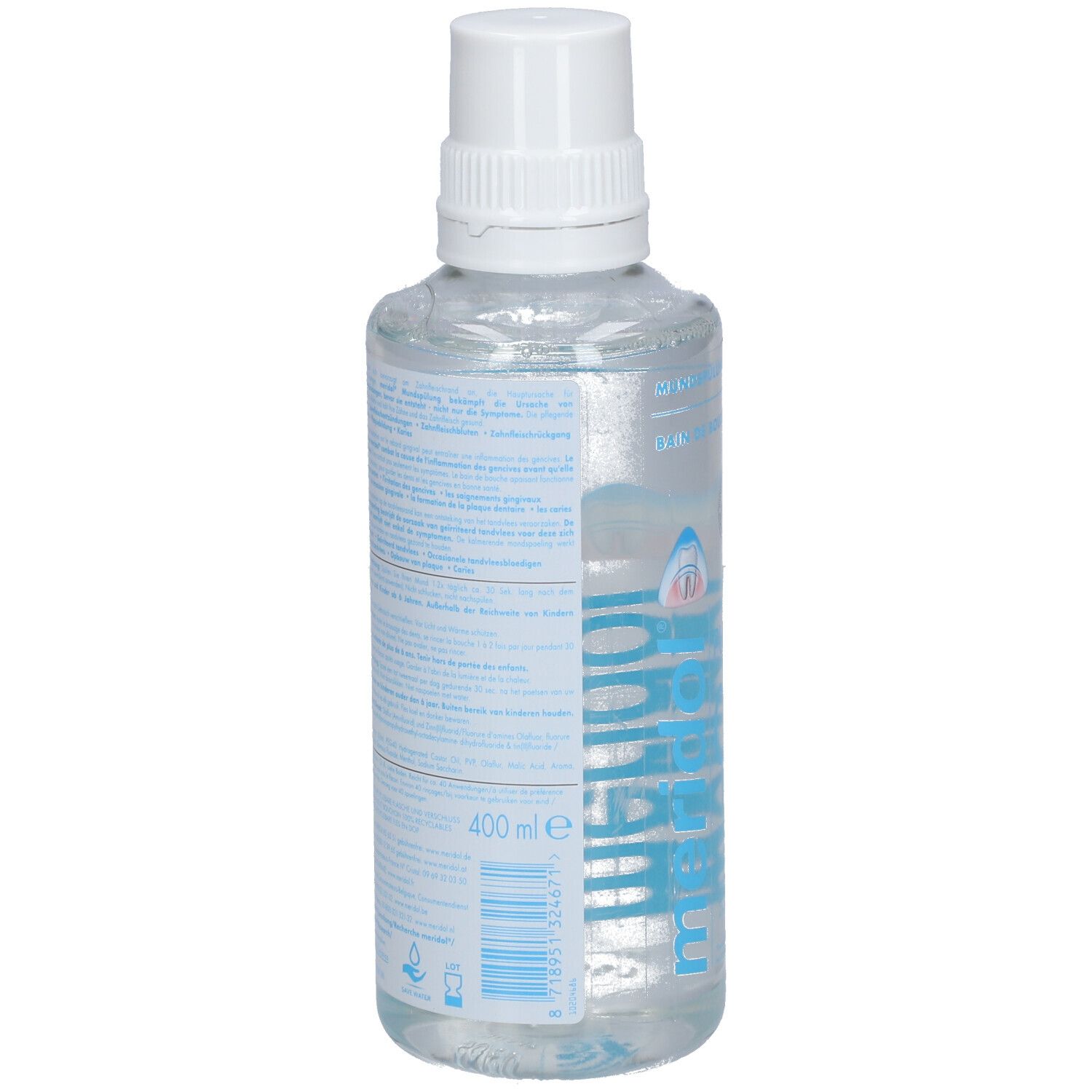 MERIDOL PUR BAIN DE BOUCHE - Bain de bouche fluoré, à l'huile d'eucalyptus naturelle.  - f