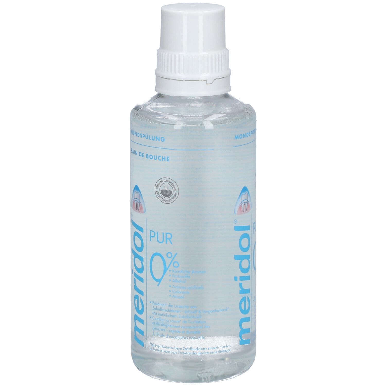 MERIDOL PUR BAIN DE BOUCHE - Bain de bouche fluoré, à l'huile d'eucalyptus naturelle.  - f