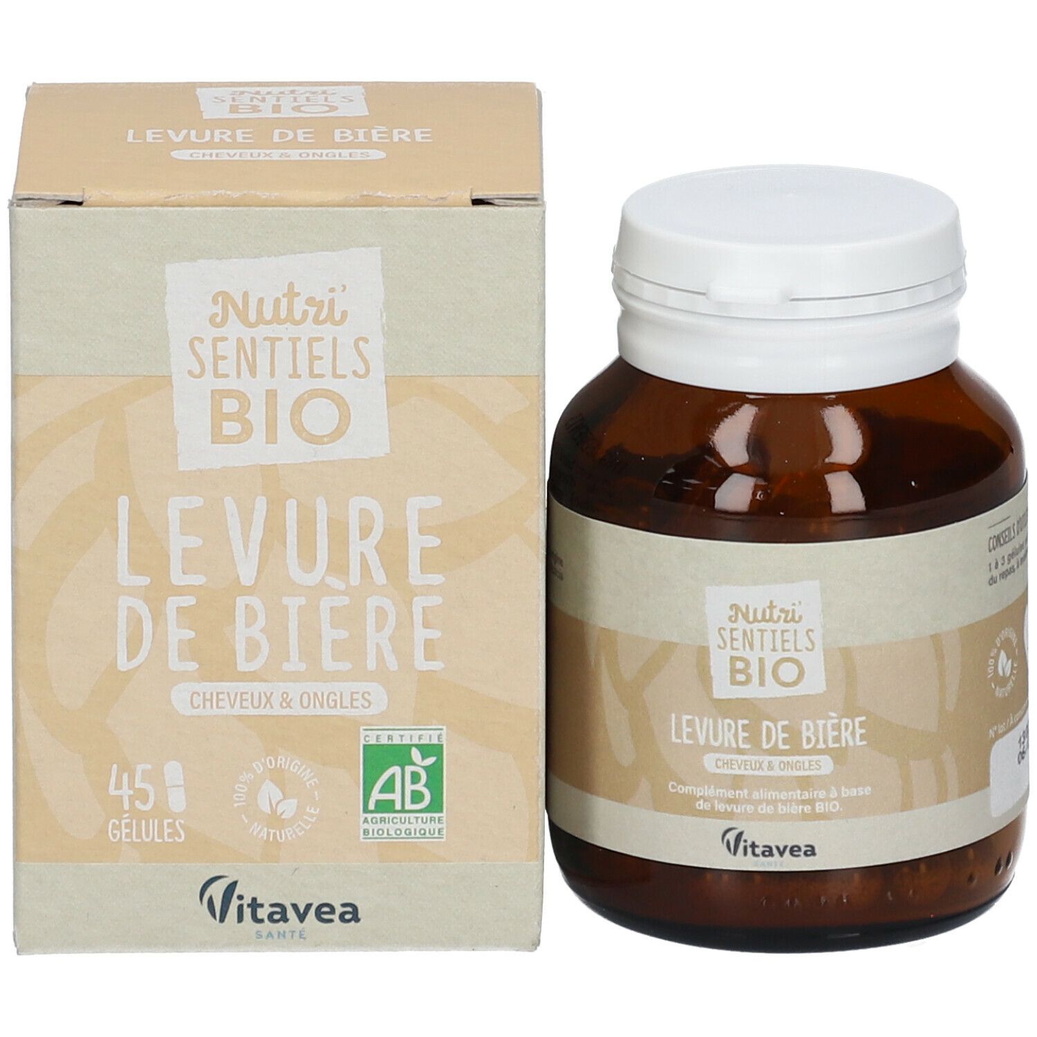 Vitavea Levure de Bière Bio Cheveux & Ongles