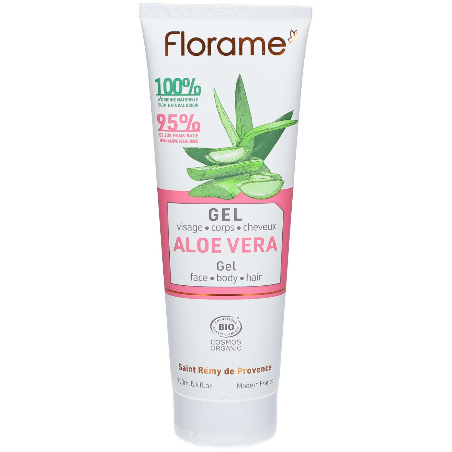 Florame Gel d'Aloe Vera Bio Visage, Corps & Cheveux