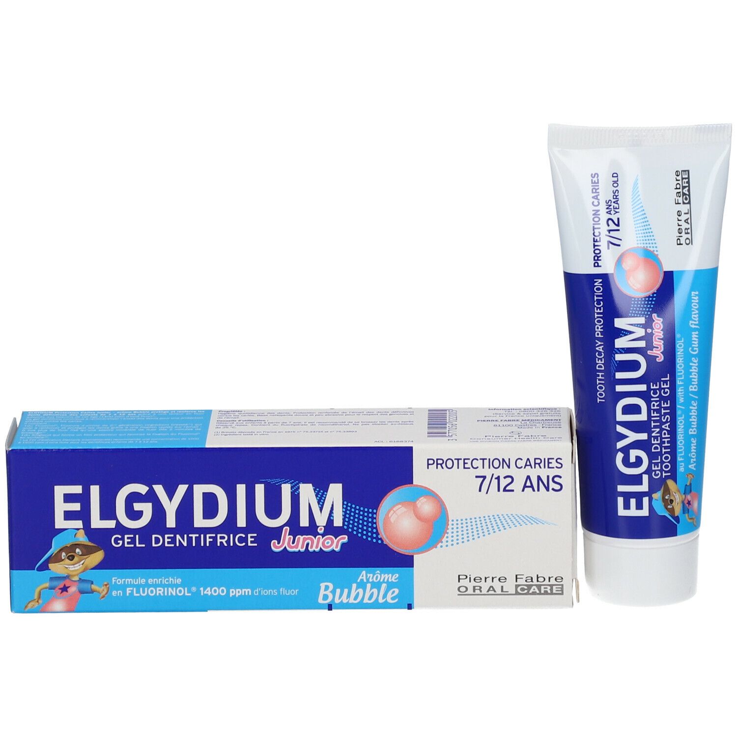 ELGYDIUM Junior-Zahnpasta Bubblegum