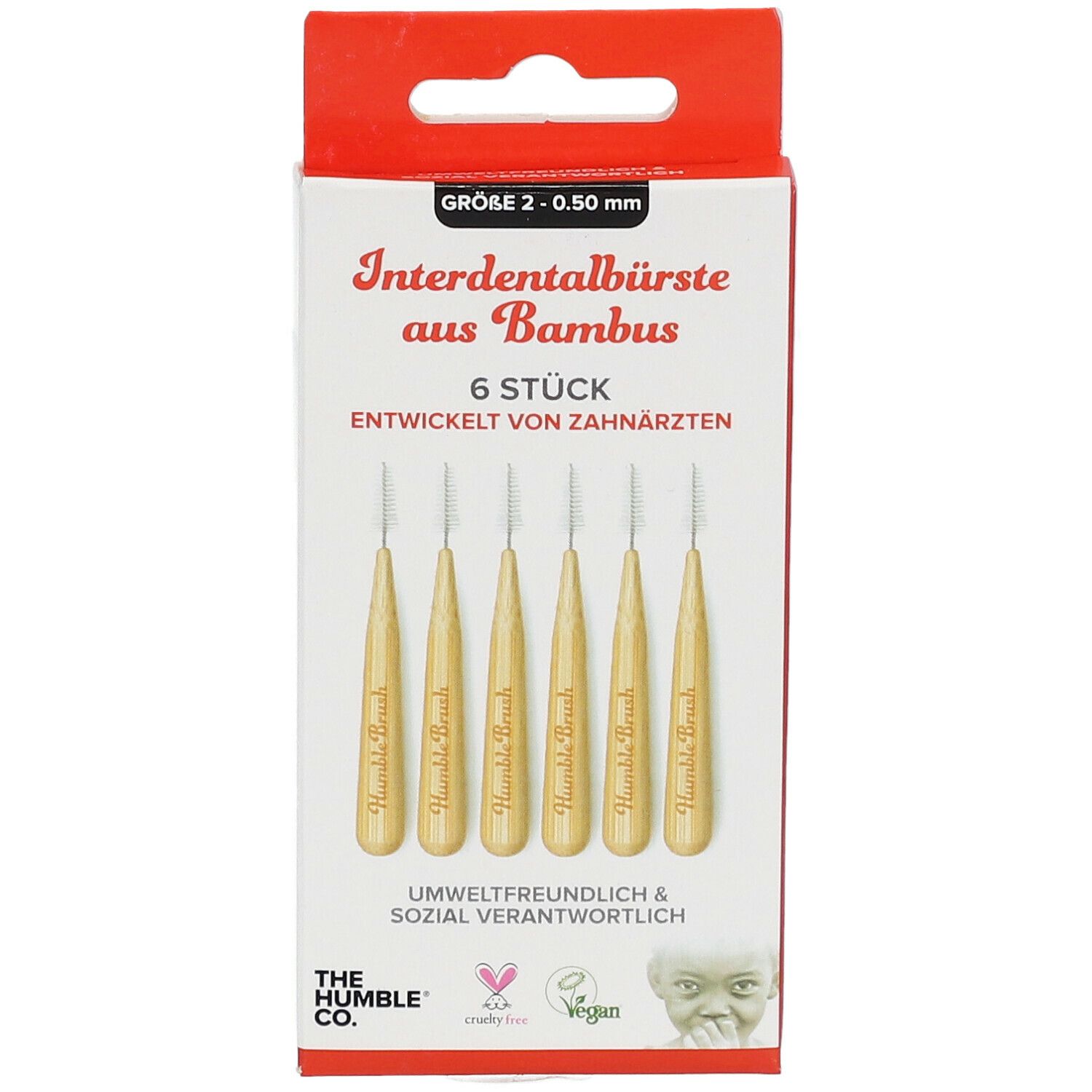 Die Humble Co. Humble Interdentalbürste® Bambus 0,5 mm