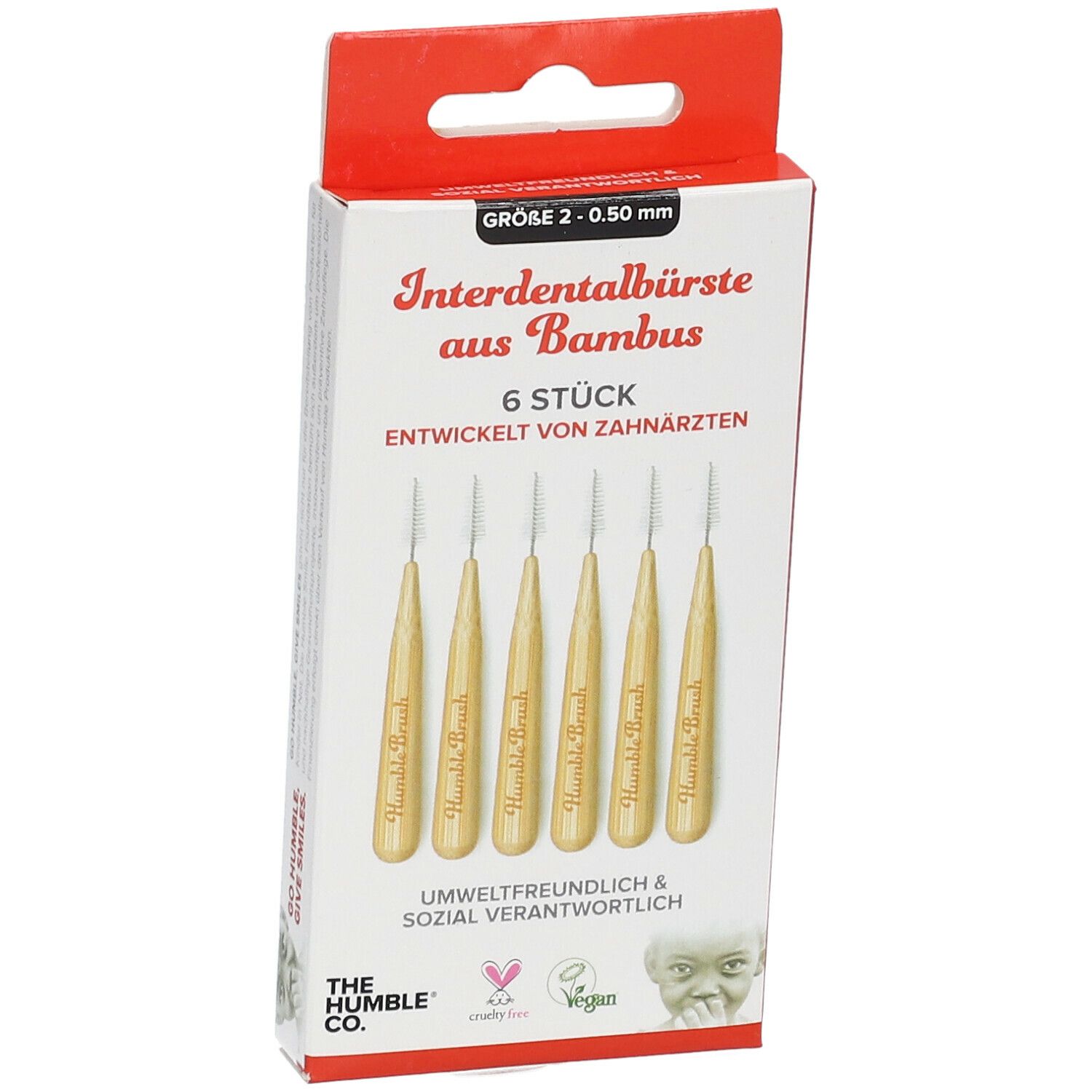 Die Humble Co. Humble Interdentalbürste® Bambus 0,5 mm