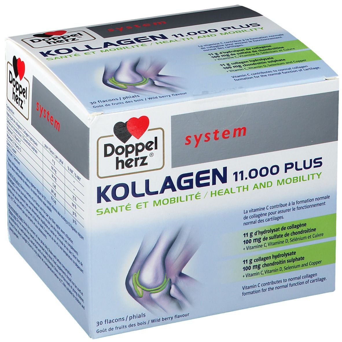 Doppelherz® system Kollagen 11.000 Plus Santé + Mobilité