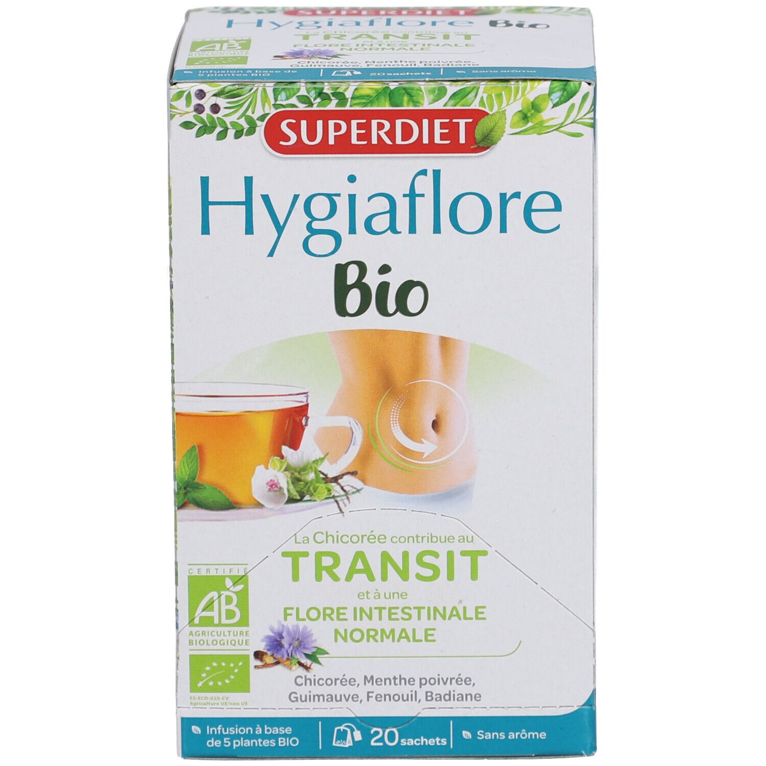 Superdiet Hygiaflore Bio Infusion Transit Intestinal