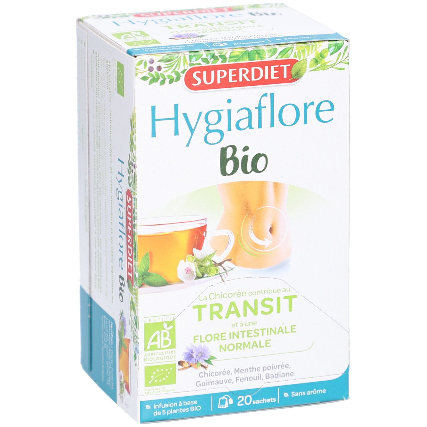 Superdiet Hygiaflore Bio Infusion Transit Intestinal