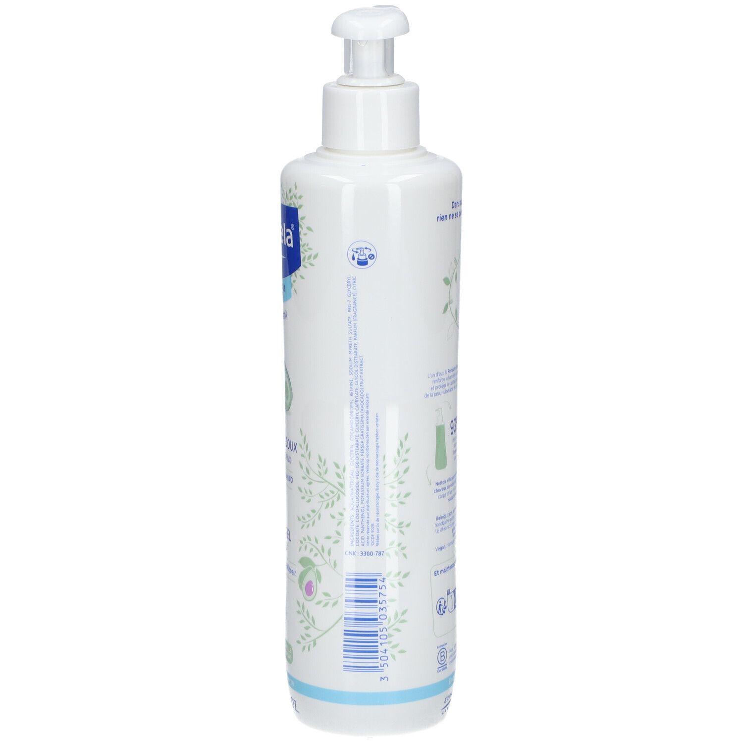 mustela® Bébé Enfant Gel Lavant Doux à l'Avocat BIO Peau Normale