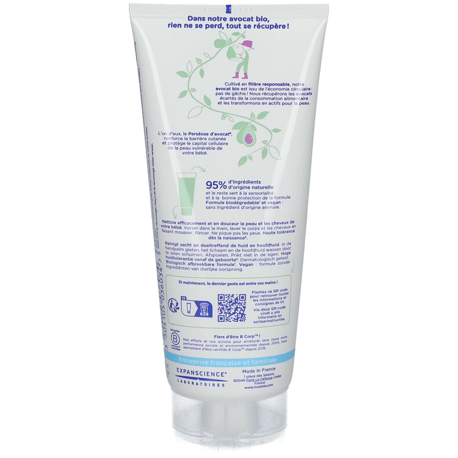 mustela® Bébe Entfant 2 in 1 Reinigungsgel