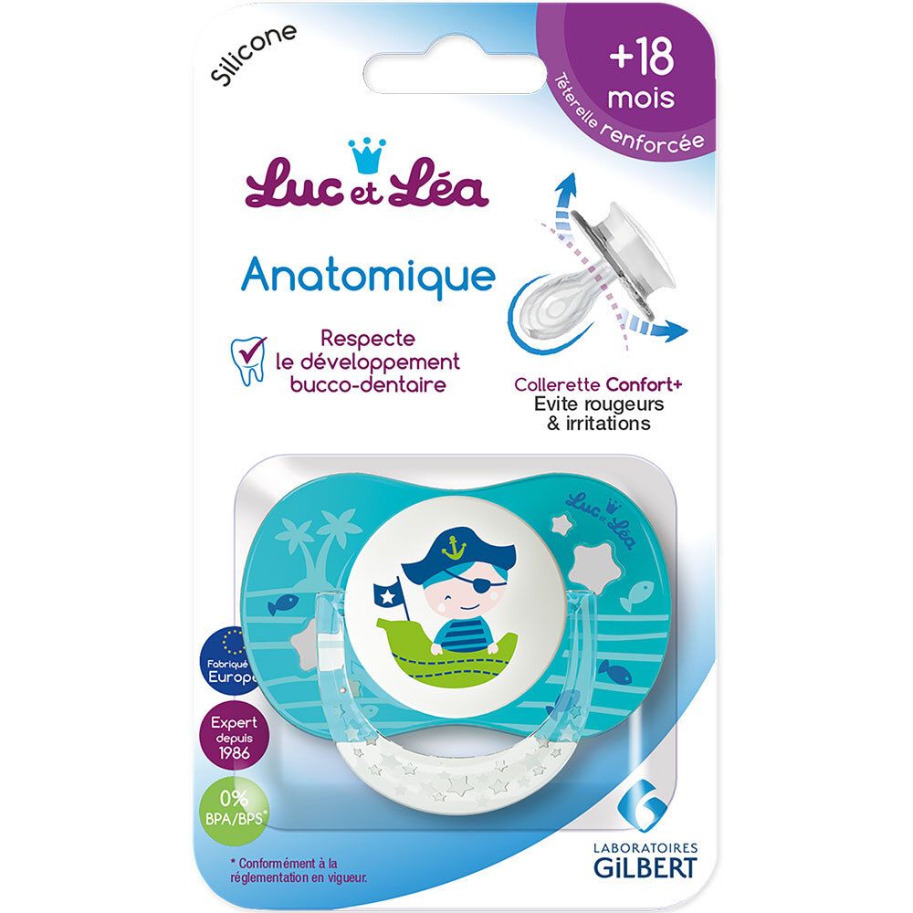 Gilbert Luc et Léa Pirat symmetrischer Schnuller +18 Monate