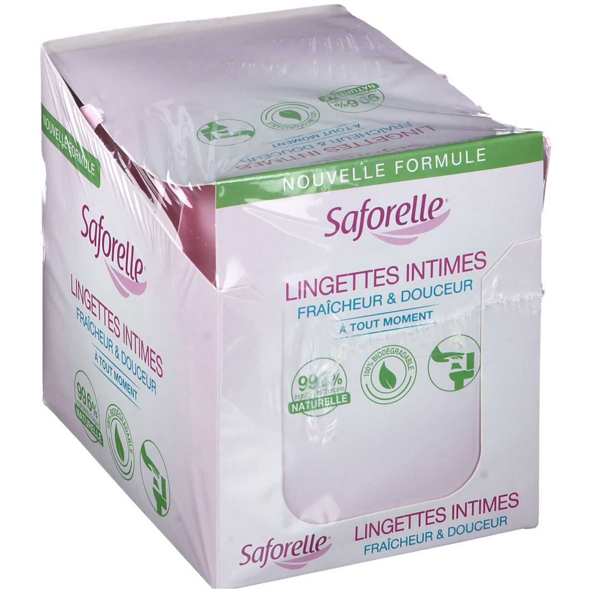 Saforelle Lingettes Intimes Fraîcheur & Douceur