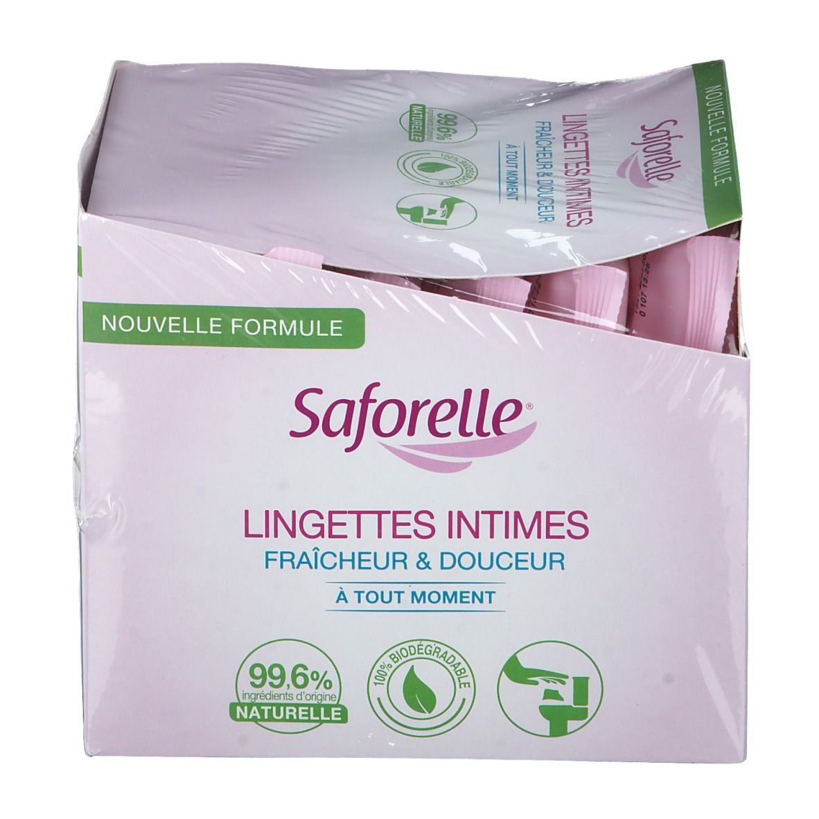 Saforelle Lingettes Intimes Fraîcheur & Douceur