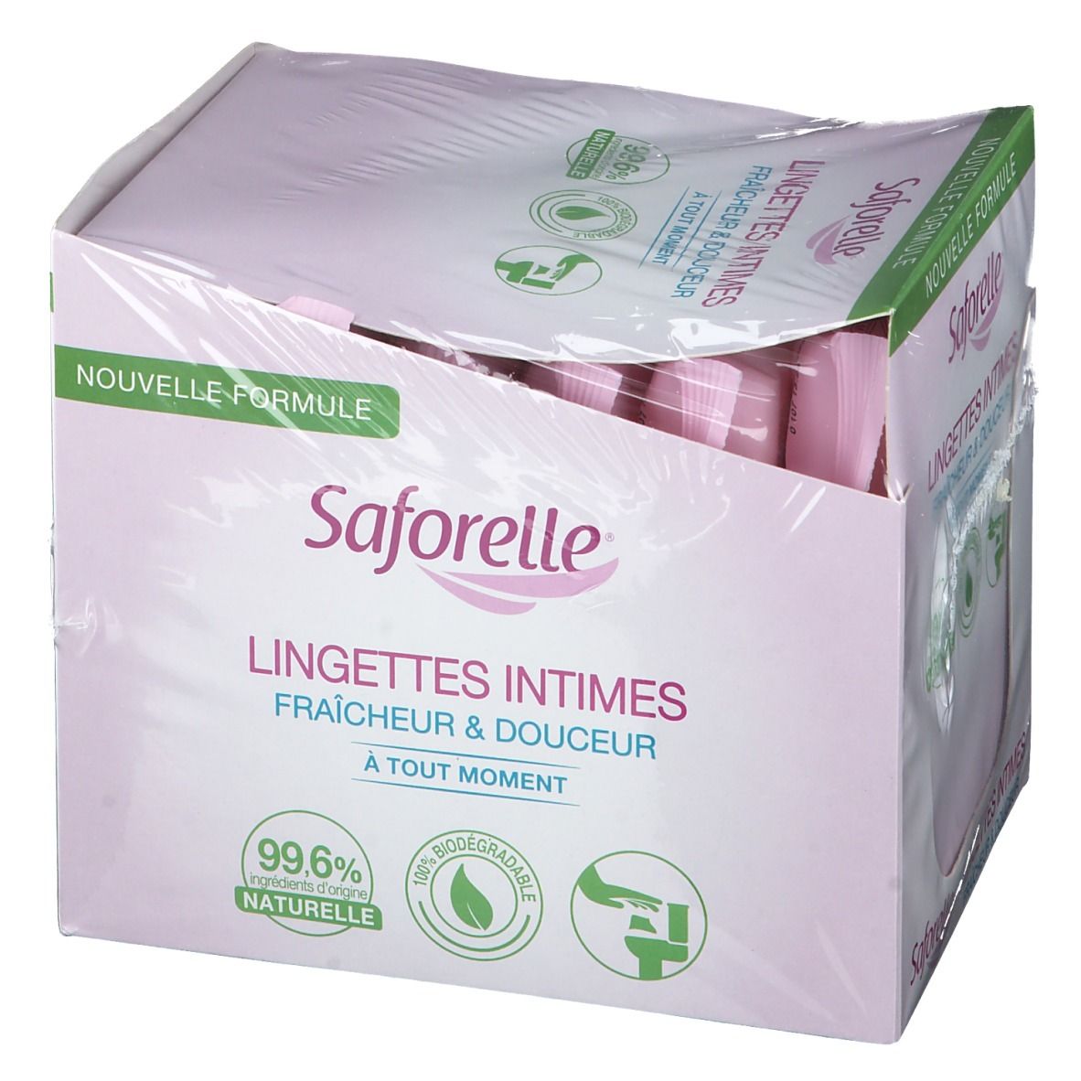 Saforelle Lingettes Intimes Fraîcheur & Douceur