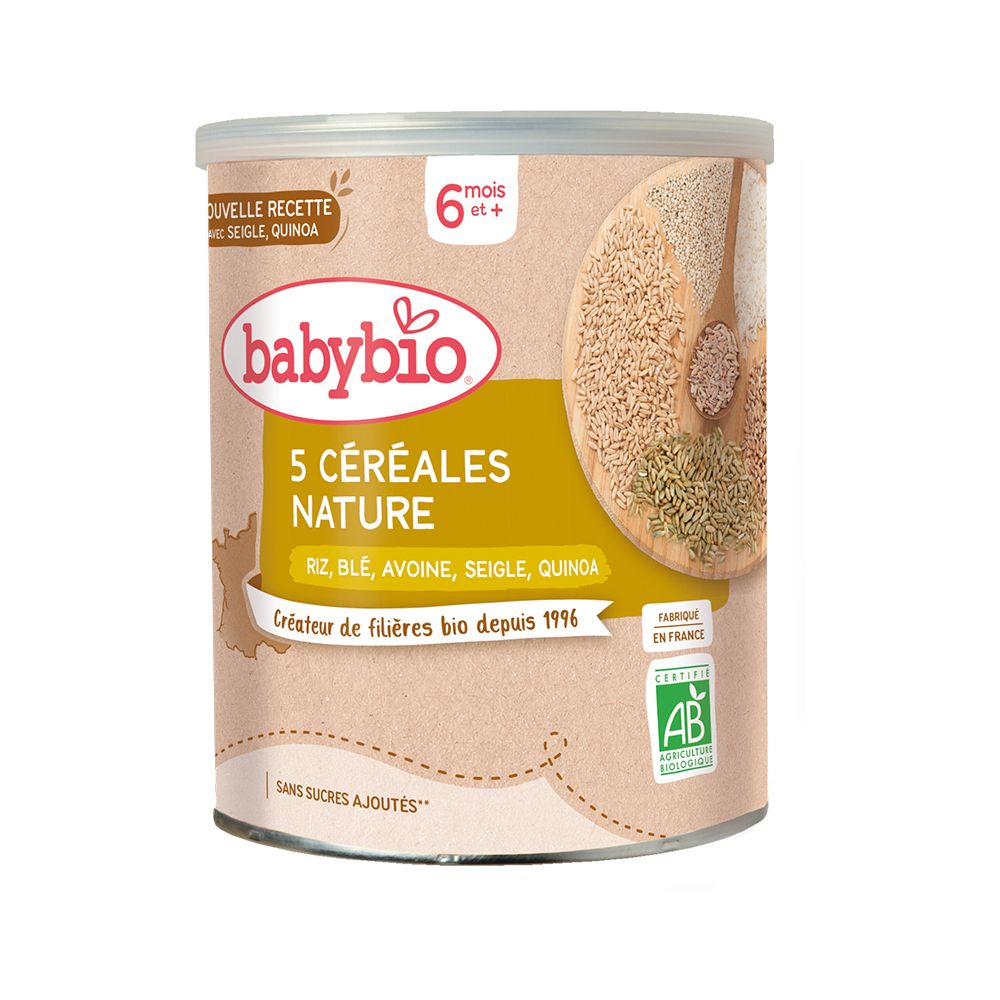 Babybio DREI NATURALE CERALIEN BLATT AVOINE RICE ab 6 Monate