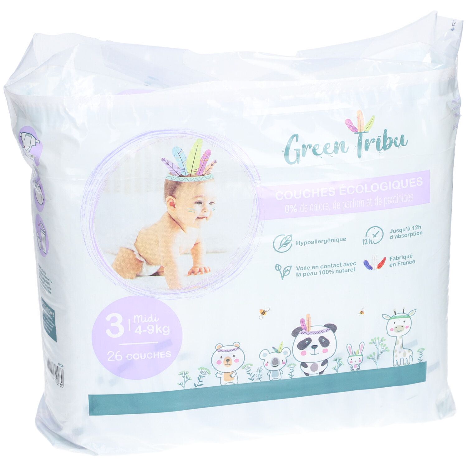 Green Tribu Baby Öko-Windeln Mini Größe 3