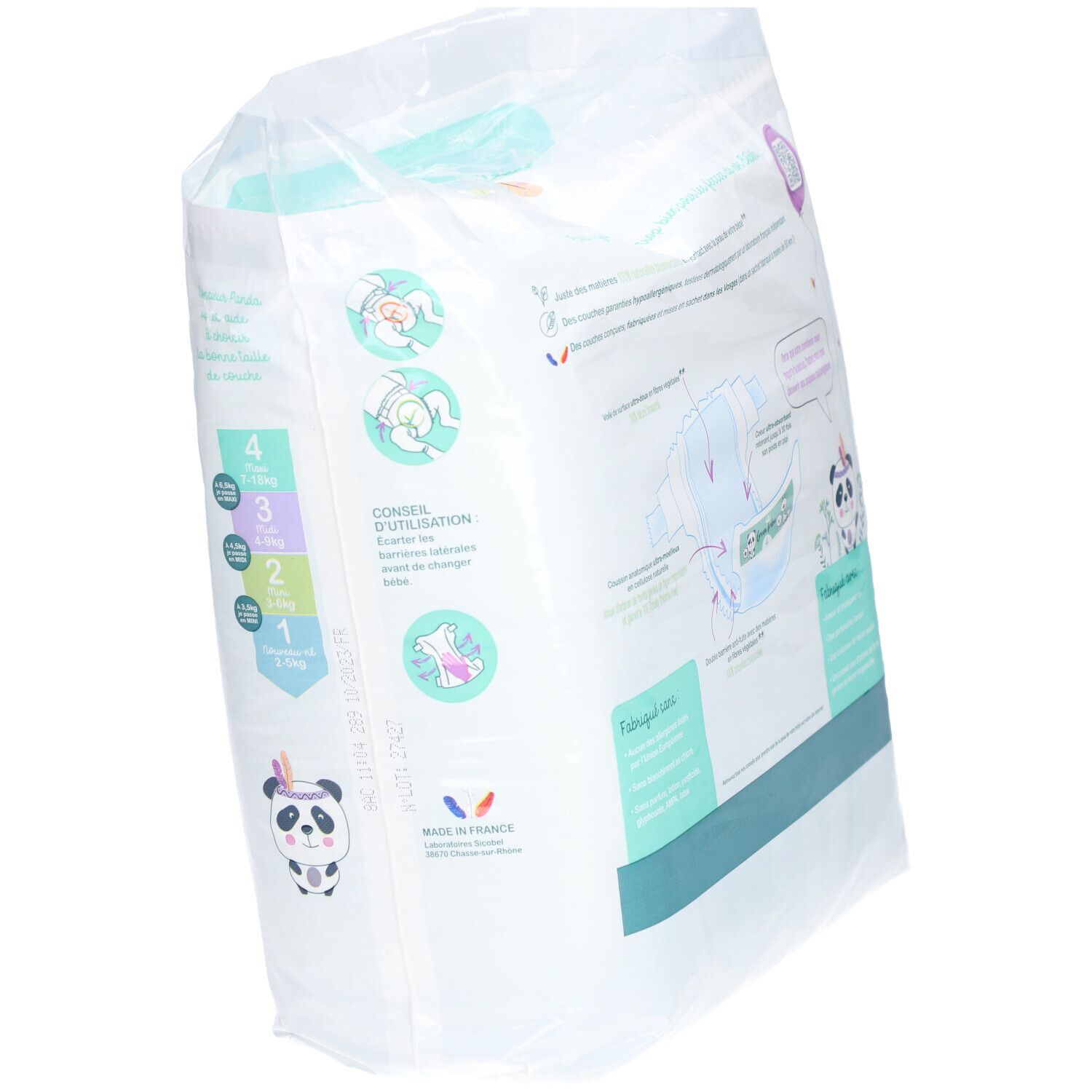 GREEN TRIBU Öko-Babywindeln Maxi Größe 4
