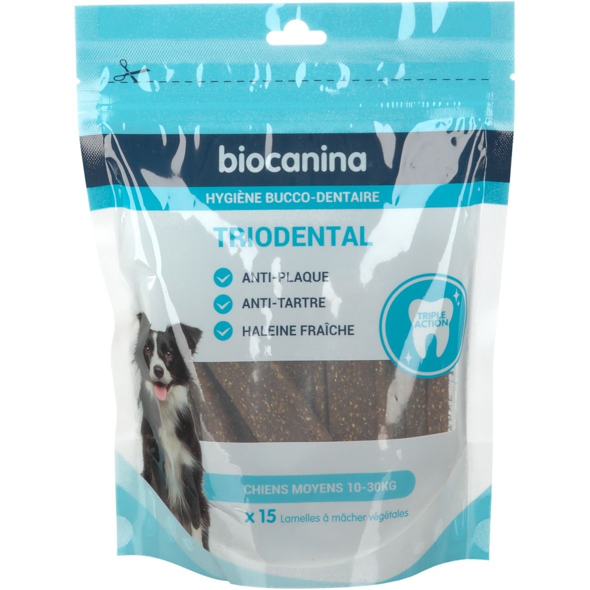 Biocanina TRIODENTAL Lamelle Chien Moyen 10-30 kg