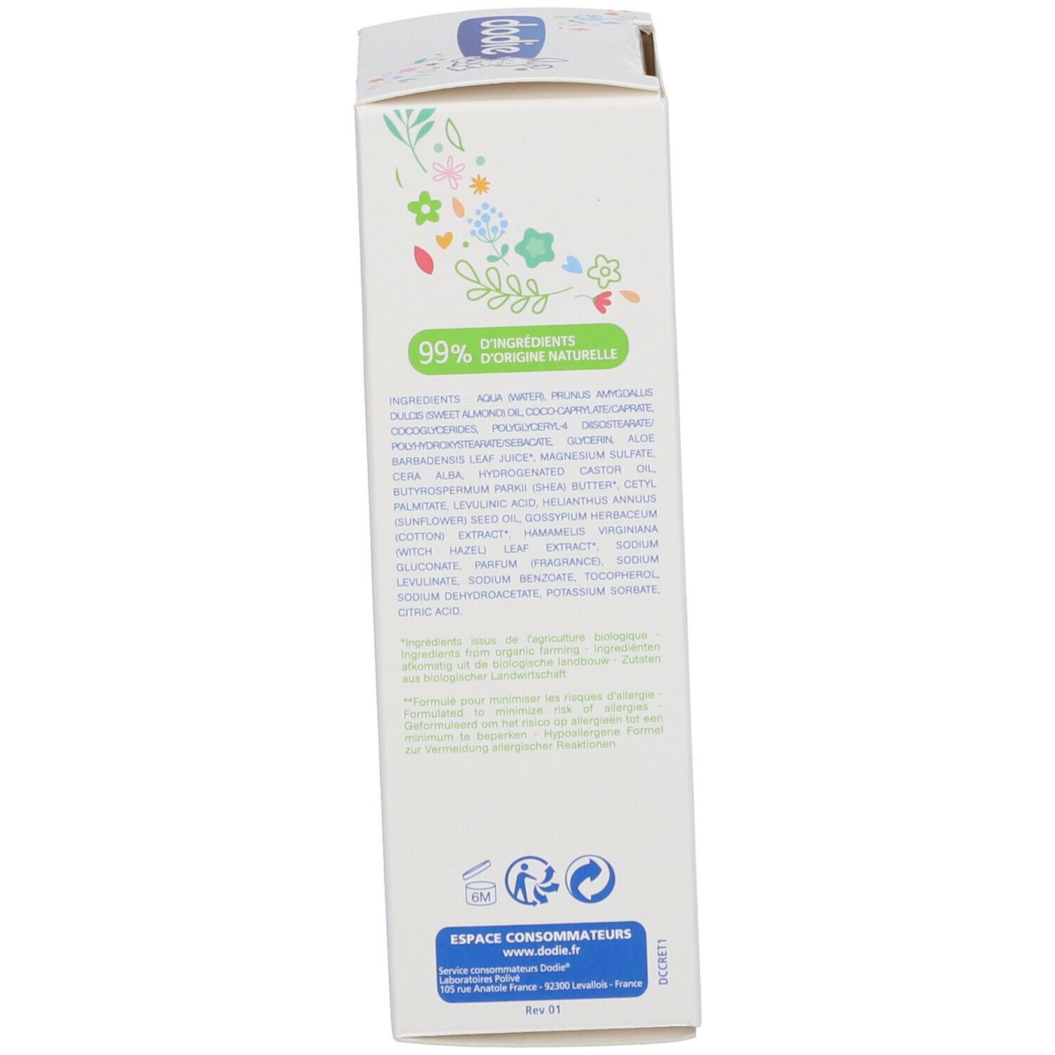 dodie® Cold Cream Baby Creme Gesicht und Körper