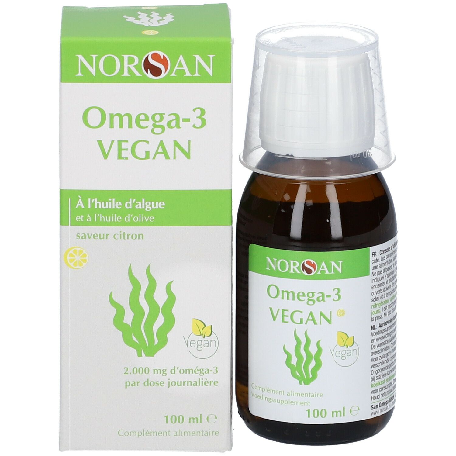 NORSAN Omega-3  Algenöl Zitrone